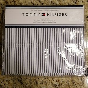 TOMMY HILFIGER Stripe Full Flat Sheet